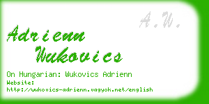 adrienn wukovics business card